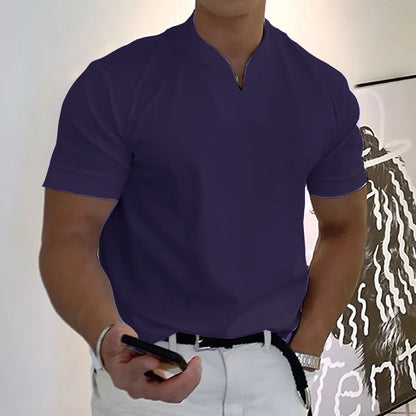 Honoré - T-Shirt da Uomo Business & Sport con Maniche Corte