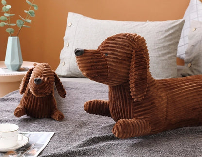 Aurateck - Fermaporta e Cuscino Coccoloso 2-in-1 a Forma di Bassotto