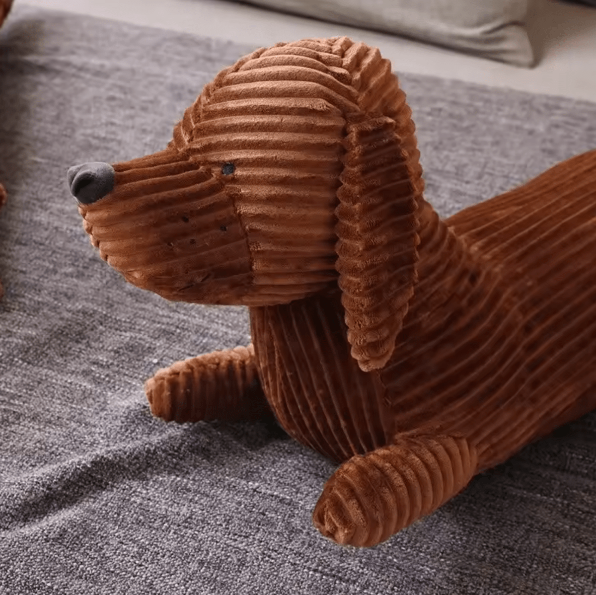 Aurateck - Fermaporta e Cuscino Coccoloso 2-in-1 a Forma di Bassotto