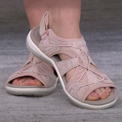 Sandali ortopedici comodi per donne con chiusura in velcro – Leggeri, traspiranti e adatti per l'uso quotidiano