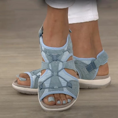 Sandali ortopedici comodi per donne con chiusura in velcro – Leggeri, traspiranti e adatti per l'uso quotidiano