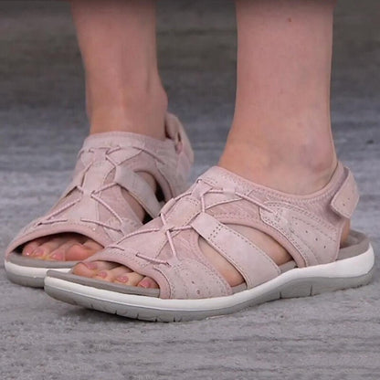 Sandali ortopedici comodi per donne con chiusura in velcro – Leggeri, traspiranti e adatti per l'uso quotidiano