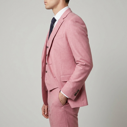 Elegante completo slim fit a 3 pezzi – Completo moderno per affari e matrimoni da uomo