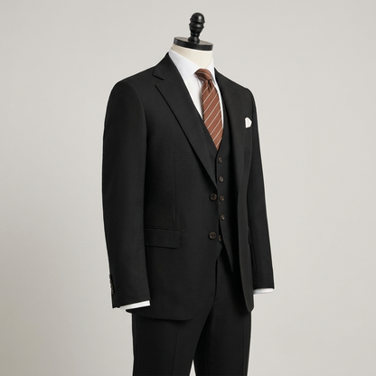 Elegante completo slim fit a 3 pezzi – Completo moderno per affari e matrimoni da uomo