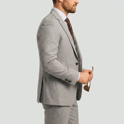 Elegante completo slim fit a 3 pezzi – Completo moderno per affari e matrimoni da uomo