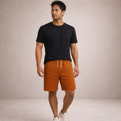Pantaloni corti estivi casual per uomo con coulisse – Pantaloni leggeri per il tempo libero traspiranti e comodi