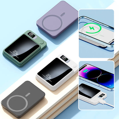 Powerbank magnetica 10000mAh con display e ricarica rapida 22,5W – Caricatore wireless per iPhone