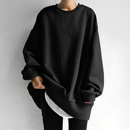 Solène - Pullover oversize in materiale morbido ed elegante in colori di tendenza per donne