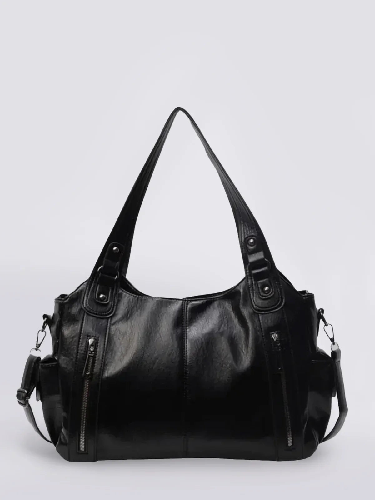 Ambrilys - Grande Shopper Classico in Pelle Vegana per Donne