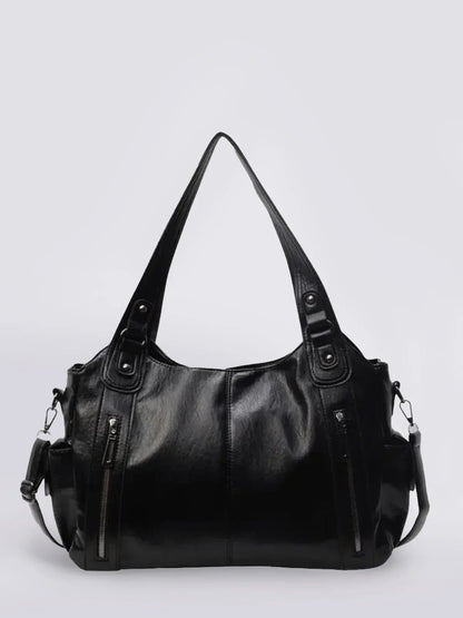 Ambrilys - Grande Shopper Classico in Pelle Vegana per Donne