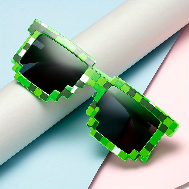 Occhiali da sole in stile Pixel Retro Gaming per donne – Occhiali dichiarativi UV400