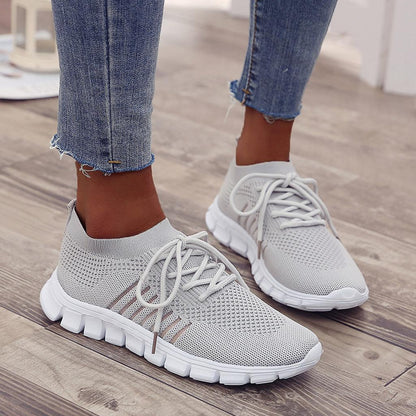 Sneaker da donna traspiranti con suola in memory – Scarpe leggere in mesh per il quotidiano e il comfort
