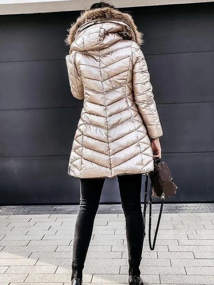 Danar - Giacca Lunga e Lussuosa per Comfort in Clima Freddo