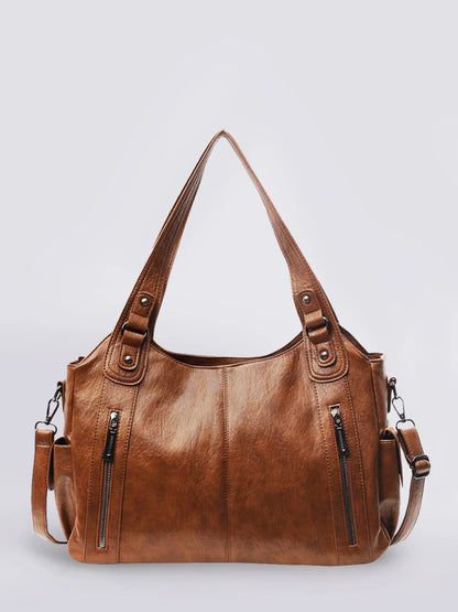 Ambrilys - Grande Shopper Classico in Pelle Vegana per Donne