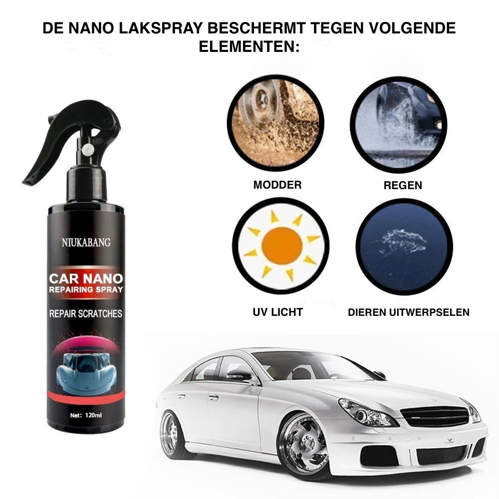 LustrePro - Spray Nano per vernice con ripristino di brillantezza 50ml – 1+1 GRATIS