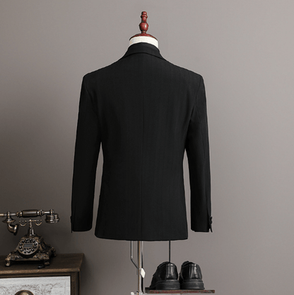 Elegante completo da uomo doppiopetto slim fit – completo da business e da cerimonia 3 pezzi