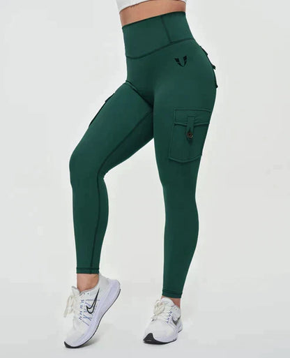 Leggings Cargo a Vita Alta per Donne – Modellanti & Sportivi con Tasche