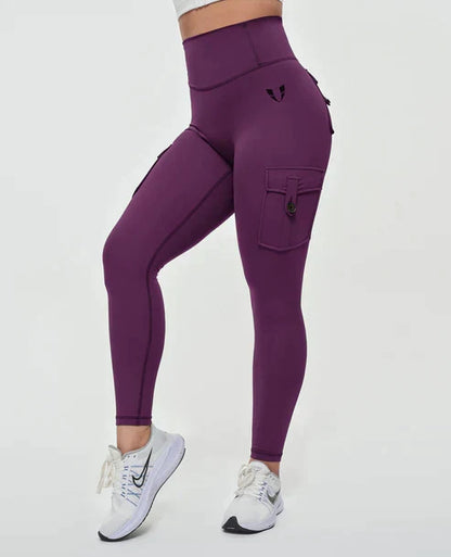 Leggings Cargo a Vita Alta per Donne – Modellanti & Sportivi con Tasche