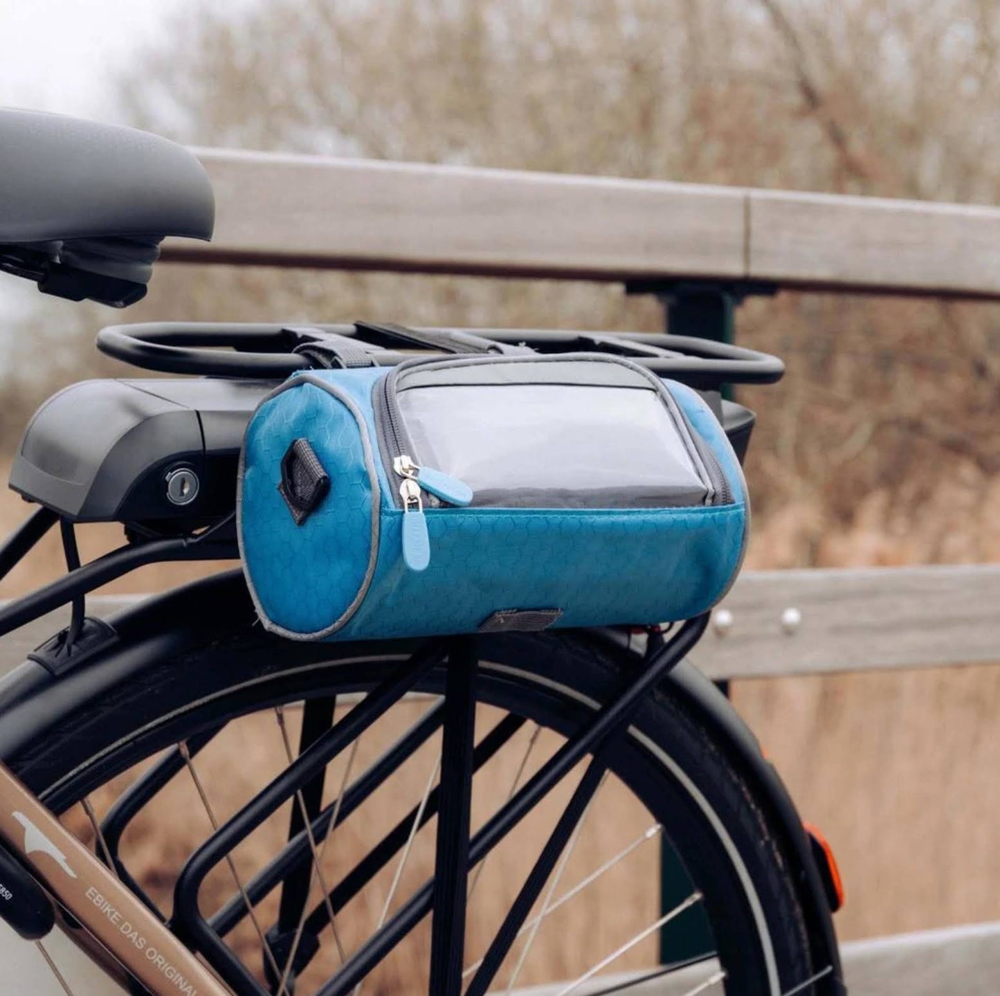 Cyclivie - Borsa da manubrio con zip – Compatibile con touchscreen