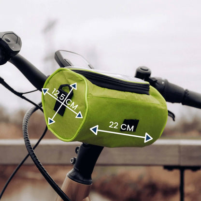 Cyclivie - Borsa da manubrio con zip – Compatibile con touchscreen