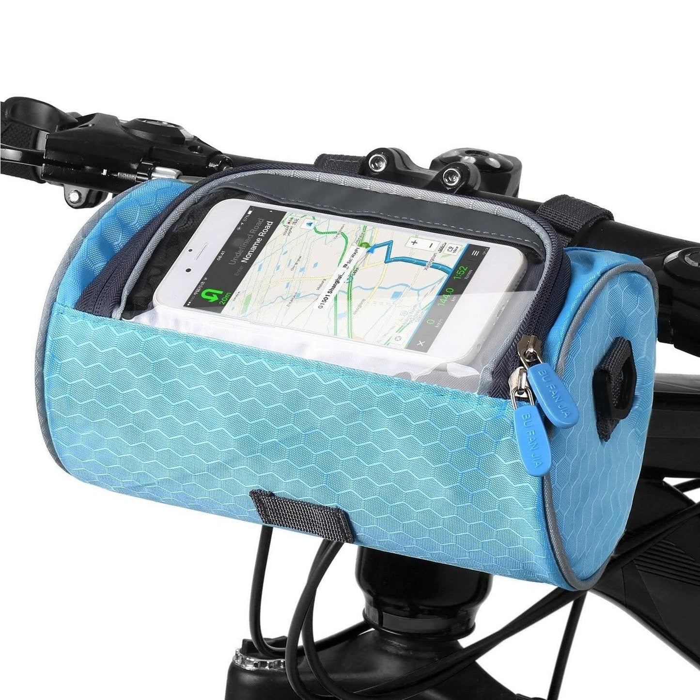 Cyclivie - Borsa da manubrio con zip – Compatibile con touchscreen