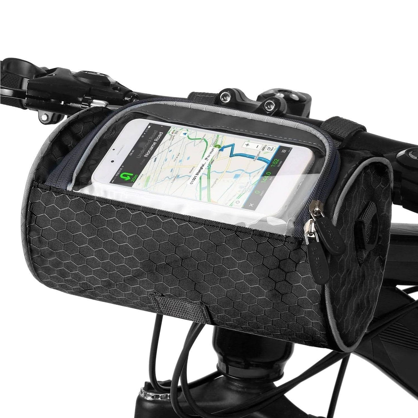 Cyclivie - Borsa da manubrio con zip – Compatibile con touchscreen