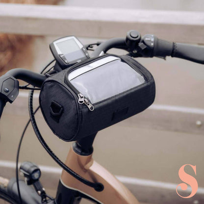 Cyclivie - Borsa da manubrio con zip – Compatibile con touchscreen