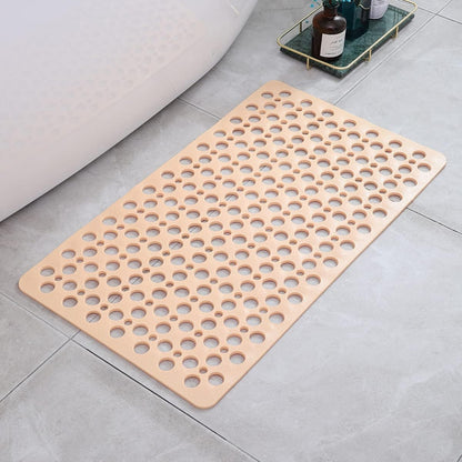 Luxbain - Tappetino da doccia antiscivolo di lusso – Tappetino da bagno igienico e resistente alla muffa con forti ventose e sistema di drenaggio rapido