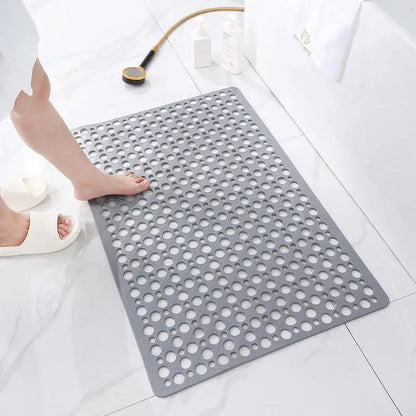 Luxbain - Tappetino da doccia antiscivolo di lusso – Tappetino da bagno igienico e resistente alla muffa con forti ventose e sistema di drenaggio rapido