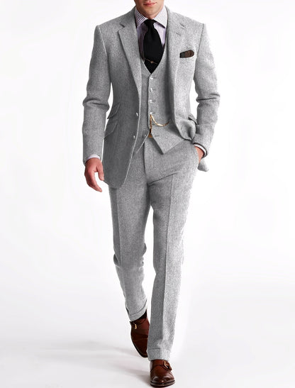 Clément - Completo da uomo a tre pezzi in tweed