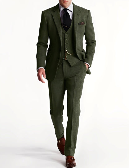 Clément - Completo da uomo a tre pezzi in tweed