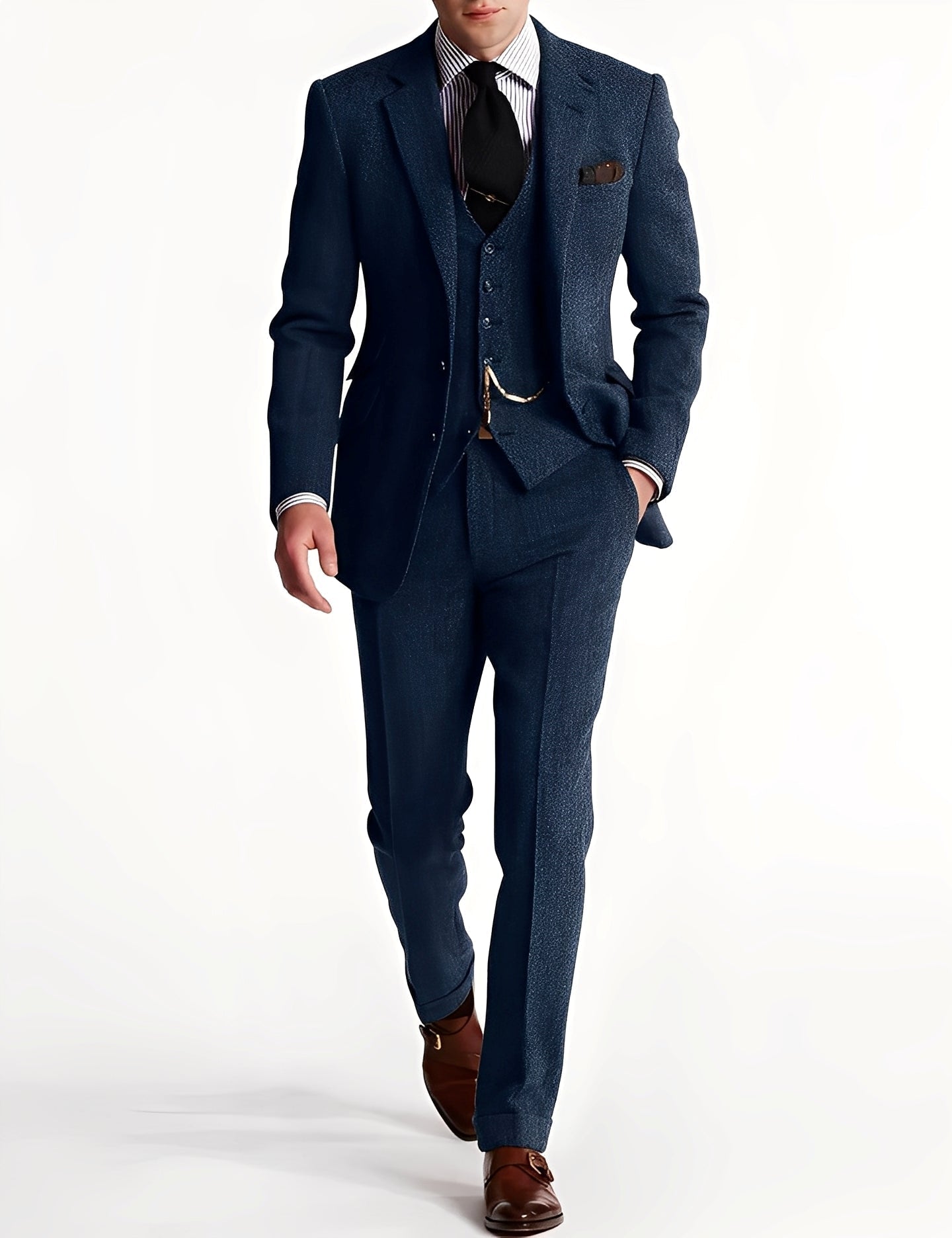 Clément - Completo da uomo a tre pezzi in tweed