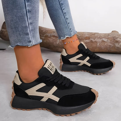Célavie - Sneakers ortopediche in camoscio per donne con ammortizzazione aggiuntiva