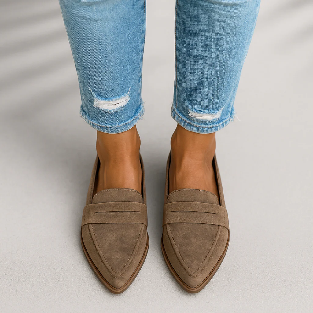 Elegante Slip-On Loafer per Donne – Comode Ballerine a Punta