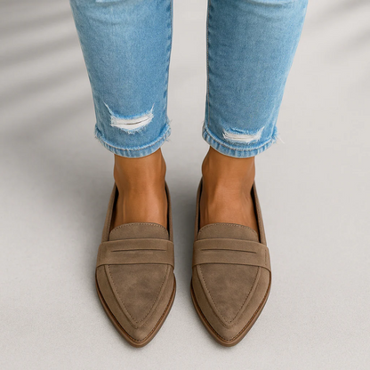 Elegante Slip-On Loafer per Donne – Comode Ballerine a Punta