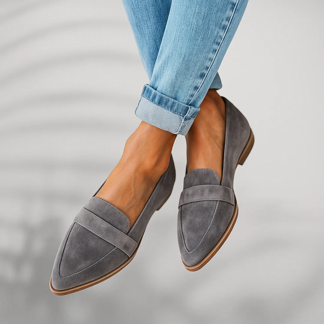 Elegante Slip-On Loafer per Donne – Comode Ballerine a Punta