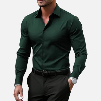 camicia uomo slim fit antipiega Lyrien