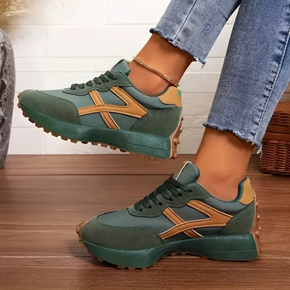 Célavie - Sneakers ortopediche in camoscio per donne con ammortizzazione aggiuntiva