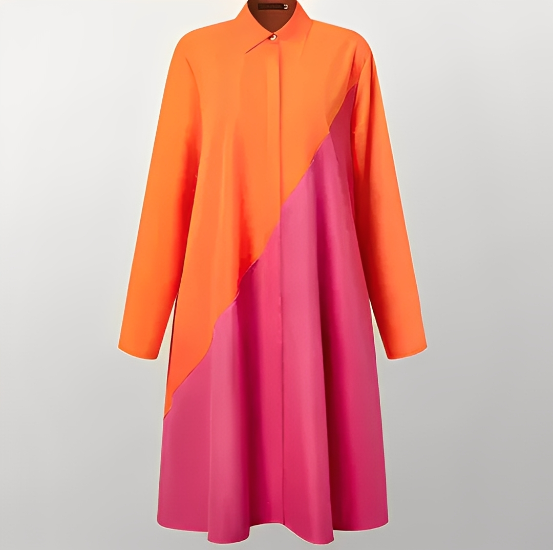 abito chemisier donna elegante outfit casual