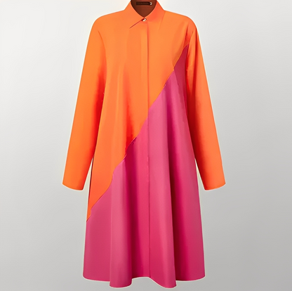 abito chemisier donna elegante outfit casual