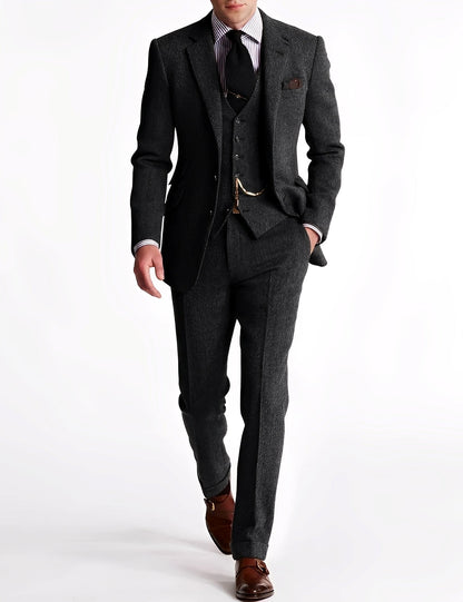 Clément - Completo da uomo a tre pezzi in tweed