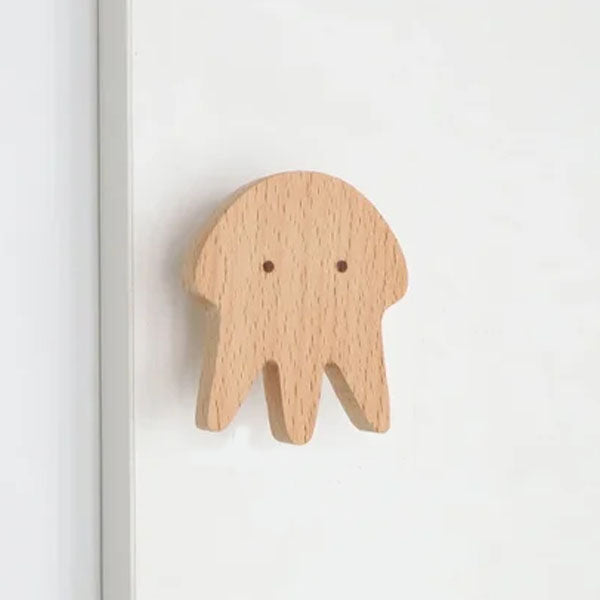 BoisMalin - Ganci a muro giocosi in legno con motivi animali