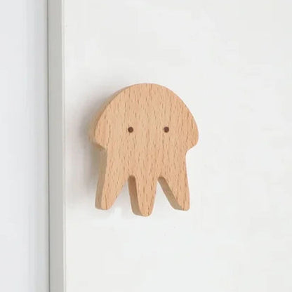 BoisMalin - Ganci a muro giocosi in legno con motivi animali