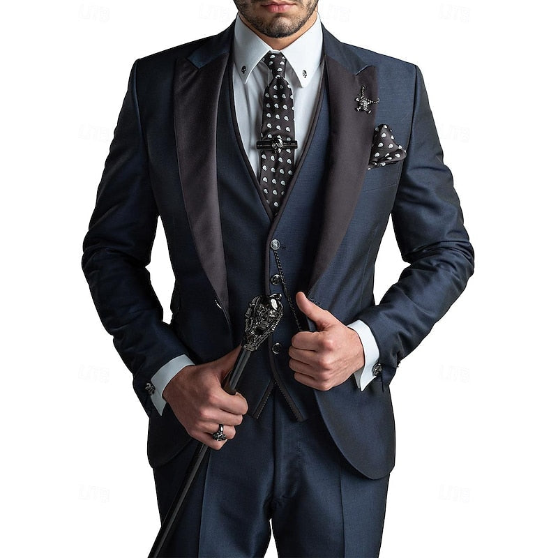 completo uomo elegante 3 pezzi