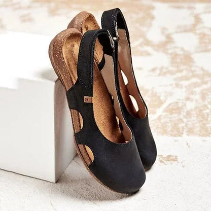 Faustine - Eleganti sandali primavera-estate per donne con supporto aggiuntivo per lunghe passeggiate e uscite in città