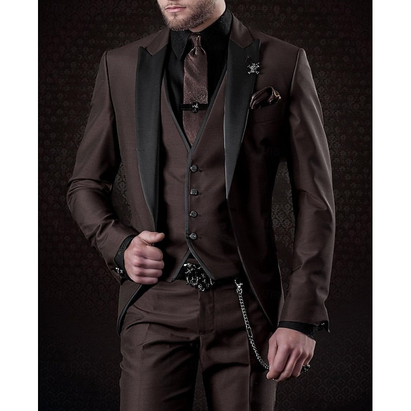 completo uomo elegante 3 pezzi