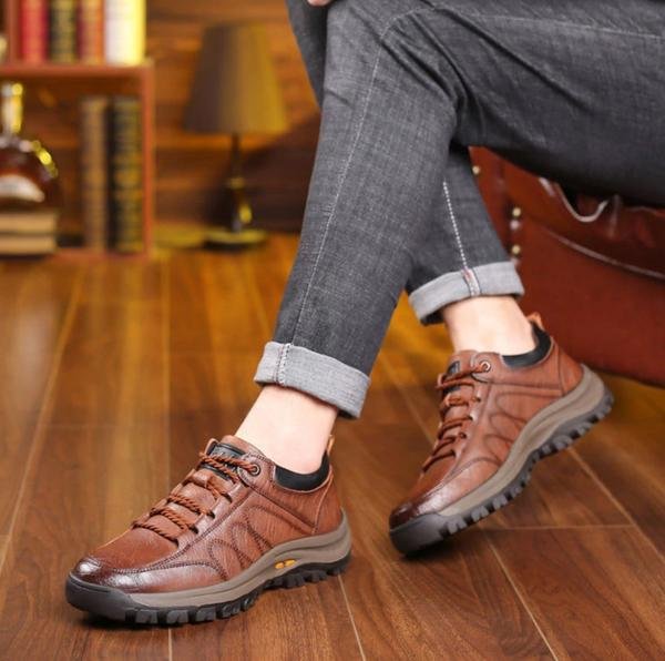 Valéric - Scarpe in pelle ortopediche per uomini