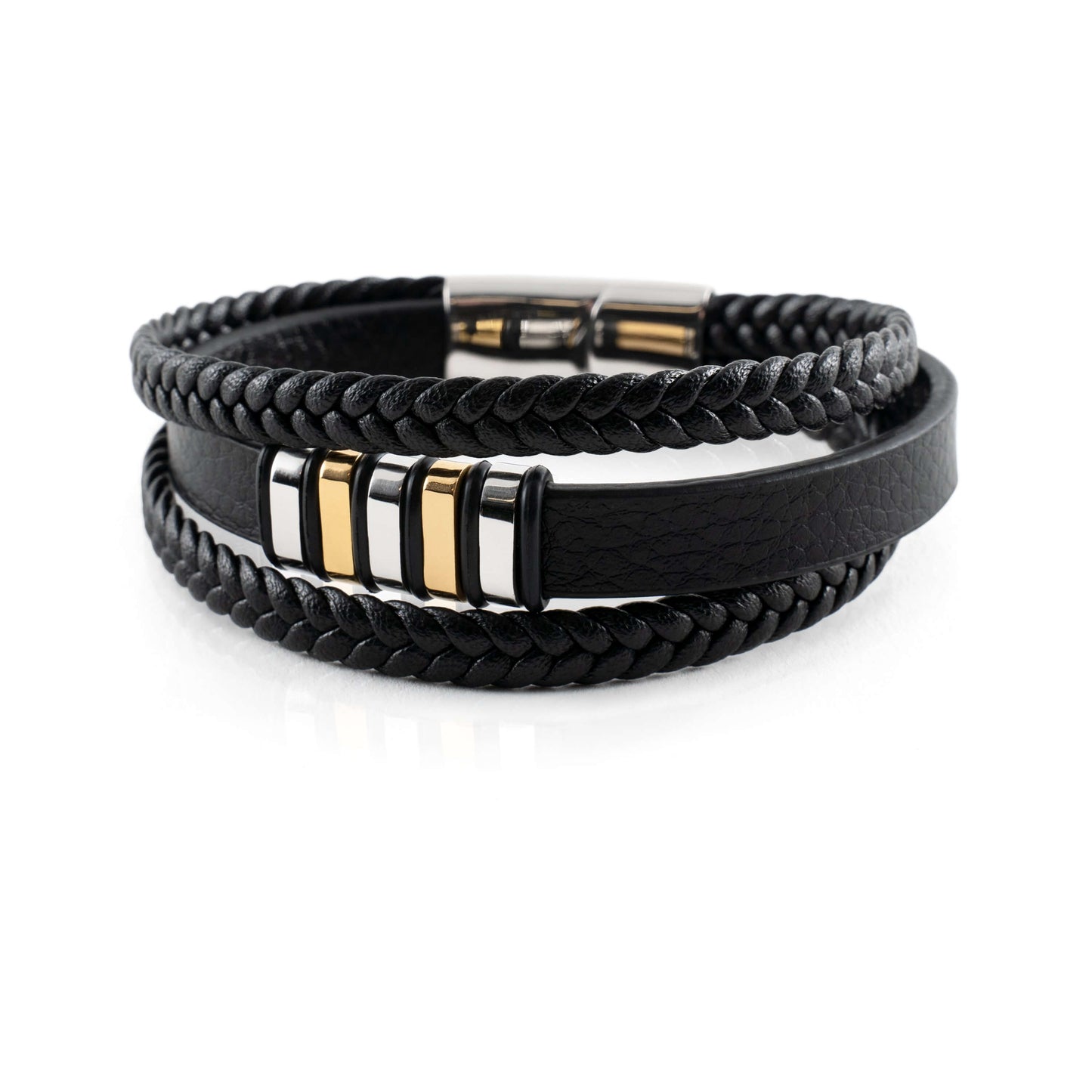 Luxarceau - Bracciale in pelle da uomo – Accessorio senza tempo e stiloso