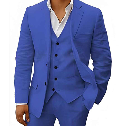 Completo elegante da uomo – Slim Fit 3 pezzi con gilet e taglio moderno