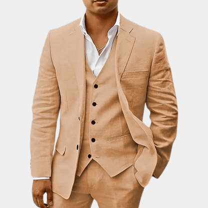 Completo elegante da uomo – Slim Fit 3 pezzi con gilet e taglio moderno